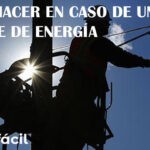 ¿Qué hacer en caso de un corte de energía?
